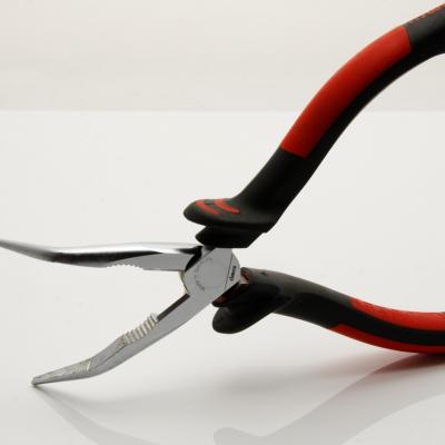 Curved nose pliers